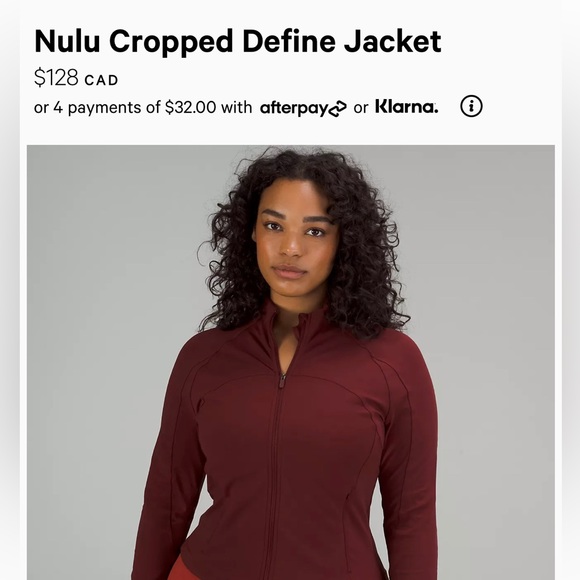 Lululemon Niki Cropped Define - Picture 5 of 5